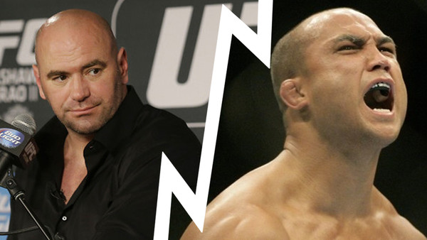 Dana White Bj Penn Cross