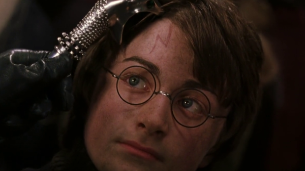 harry potter and the philosopher's stone baby harry scar